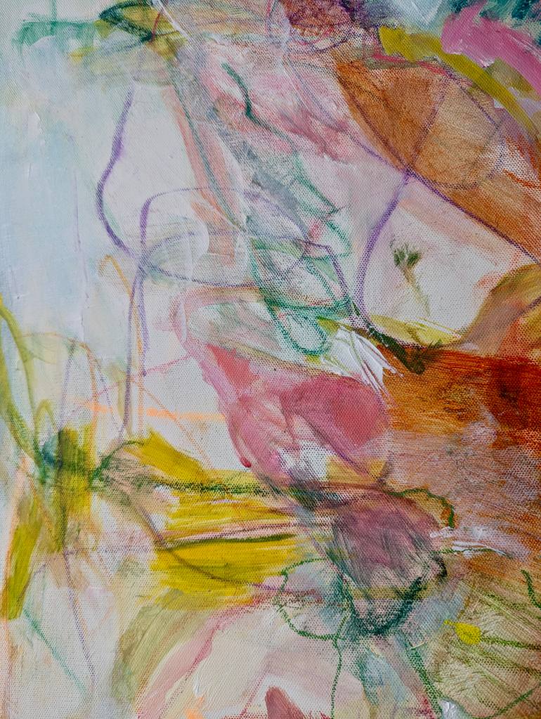 Original Abstract Expressionism Abstract Painting by Pina Loves