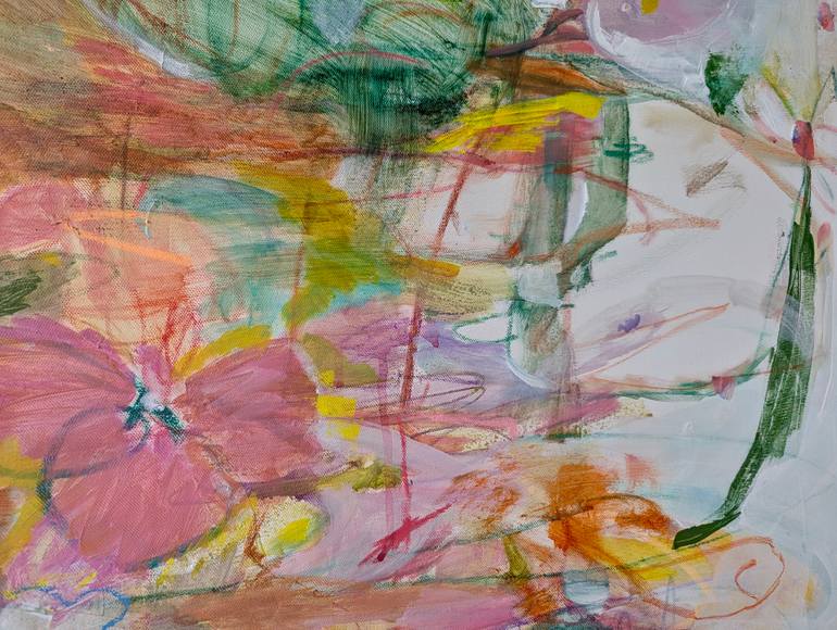 Original Abstract Expressionism Abstract Painting by Pina Loves