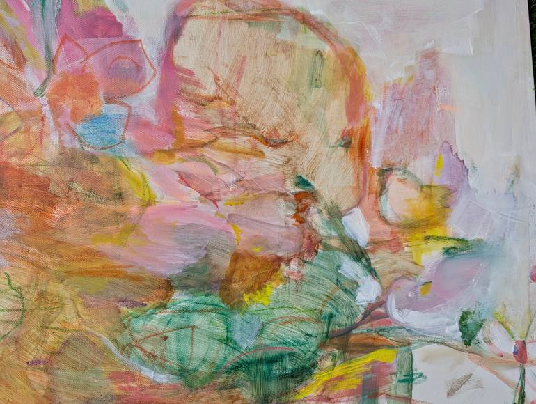 Original Abstract Expressionism Abstract Painting by Pina Loves