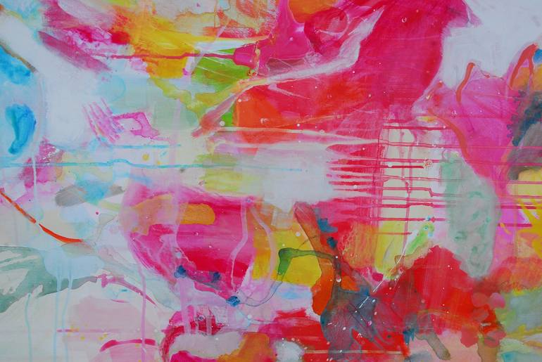Original Abstract Expressionism Abstract Painting by pina loves