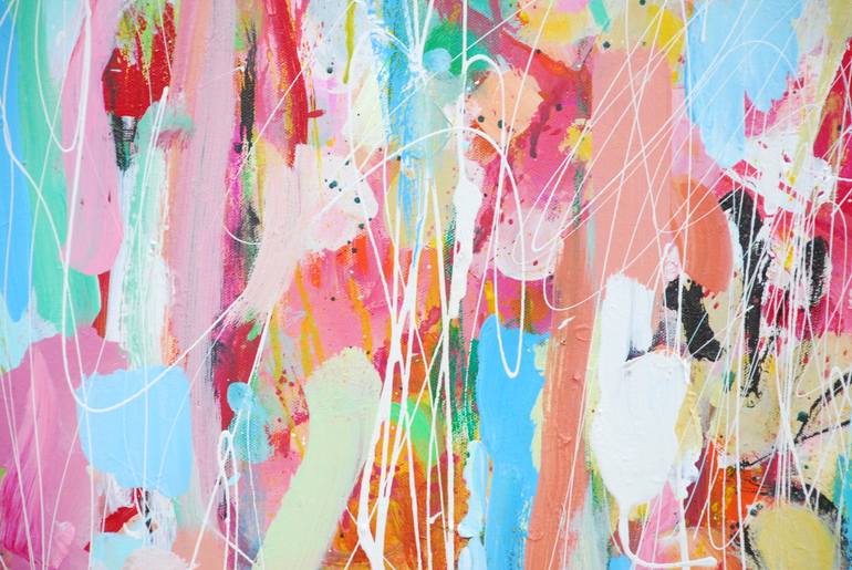 Original Abstract Expressionism Abstract Painting by Pina Loves