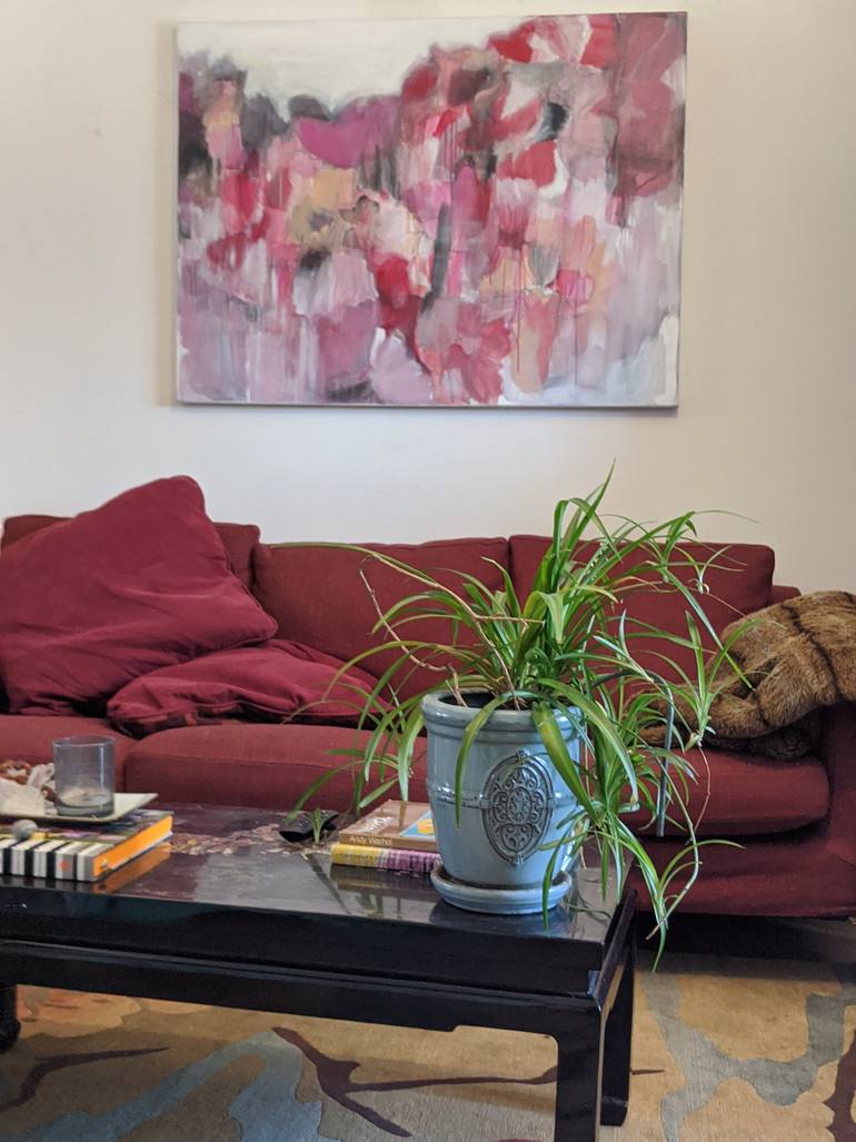 Original Abstract Expressionism Abstract Painting by Pina Loves