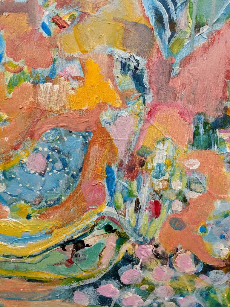 Original Abstract Expressionism Abstract Painting by pina loves