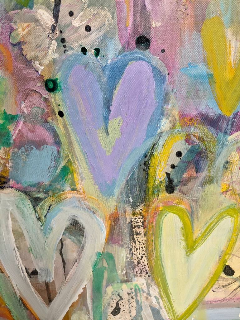 Original Abstract Expressionism Abstract Painting by Pina Loves