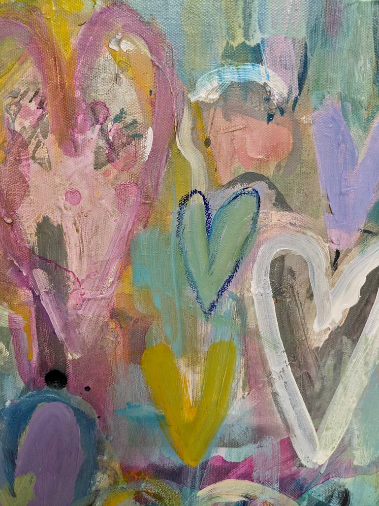 Original Abstract Expressionism Abstract Painting by Pina Loves