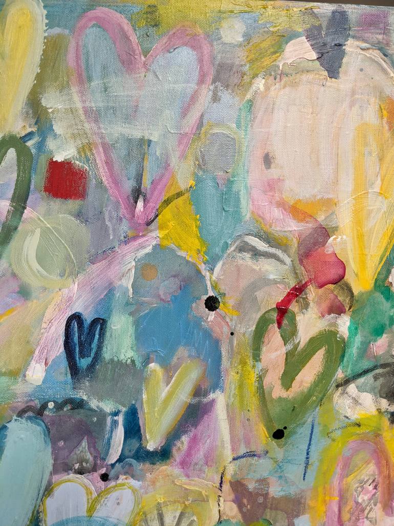 Original Abstract Expressionism Abstract Painting by Pina Loves