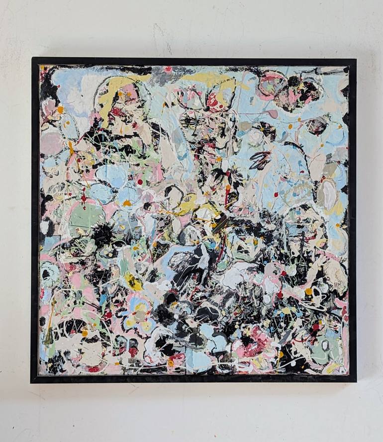 Original Abstract Expressionism Abstract Painting by Pina Loves