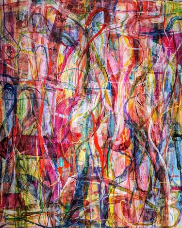 Original Abstract Expressionism Abstract Paintings by pina loves