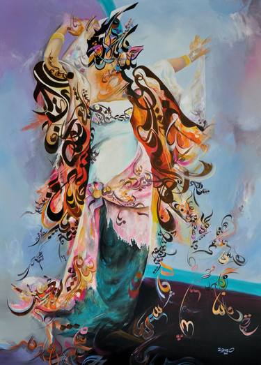 Original Abstract World Culture Paintings by zahed koubayssi