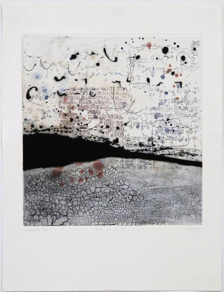 Original Fine Art World Culture Printmaking by France Mcneil