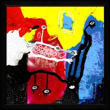 Original Abstract Outer Space Paintings by Helen Kholin