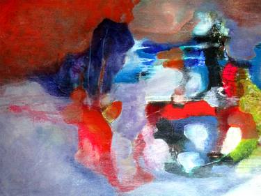 Original Abstract Expressionism Abstract Paintings by Helen Kholin