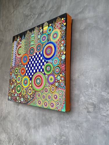 Original Abstract Expressionism Abstract Painting by Ralph Haverkate