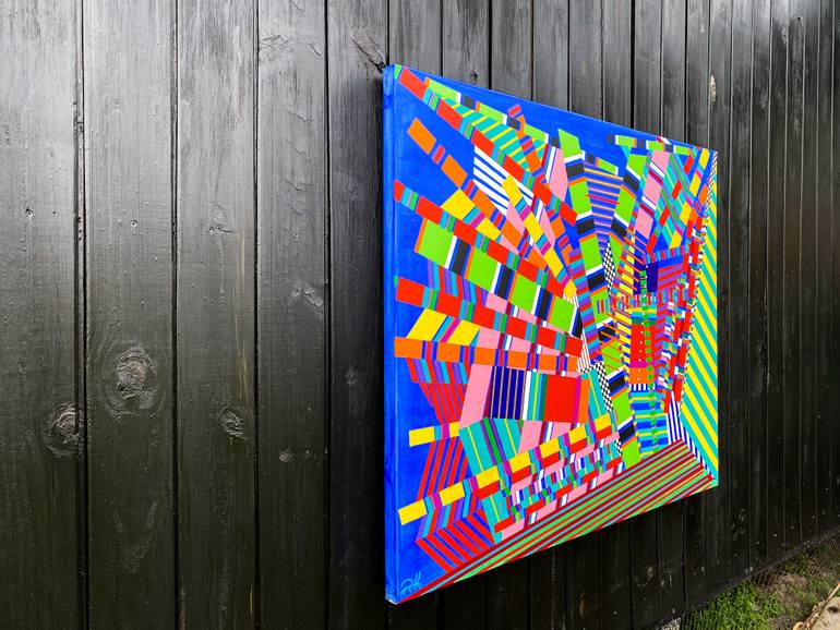 Original Abstract Expressionism Abstract Painting by Ralph Haverkate