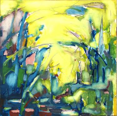Original Abstract Expressionism Landscape Paintings by Arlene Ladell Hayes