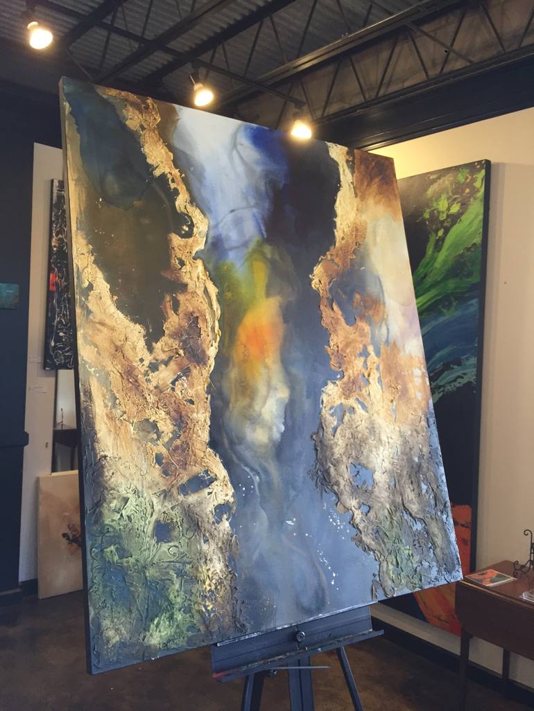 Original Abstract Painting by Joel Wright
