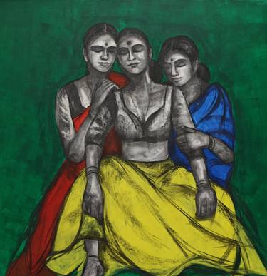 Original Women Paintings by Maitrry P Shah
