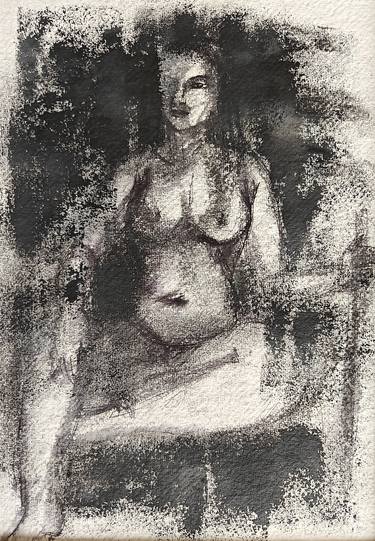 Original Abstract Expressionism Body Painting by Maitrry P Shah