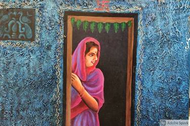 Print of Women Paintings by Maitrry P Shah