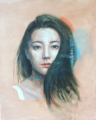 Original Figurative Women Paintings by Eunjung Seo