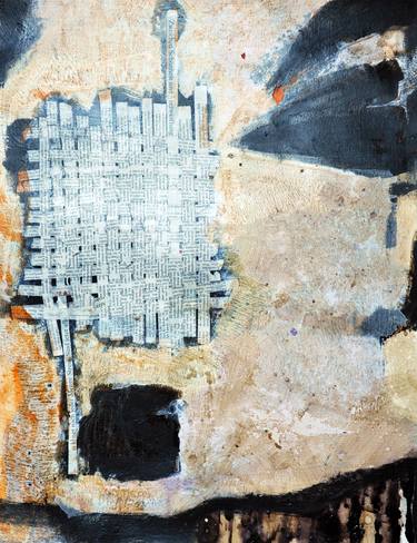 Original Abstract Collage by Gerdi Moeller-Jansen