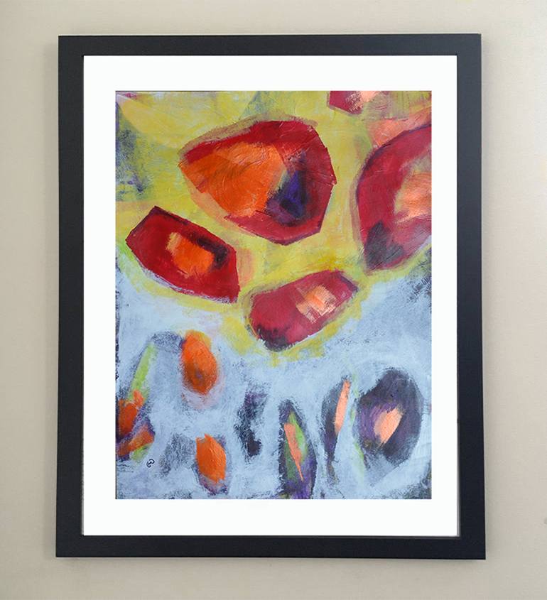 Original Abstract Painting by Gerdi Moeller-Jansen