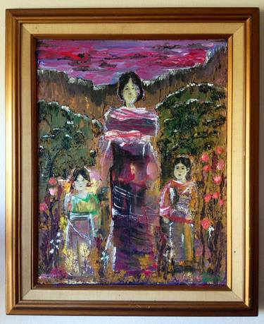 Print of Impressionism Family Paintings by Frey Santi