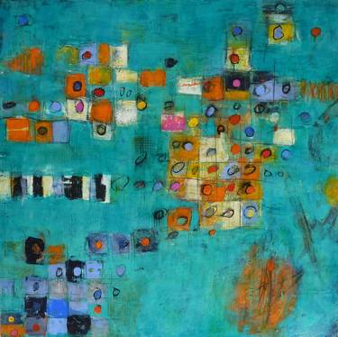 Original Abstract Paintings by Sally Samins