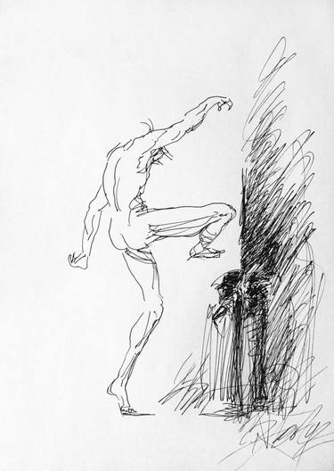 Print of Realism Performing Arts Drawings by Rainer Jacob