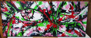 Original Abstract Expressionism Abstract Paintings by Dragos Spinoae