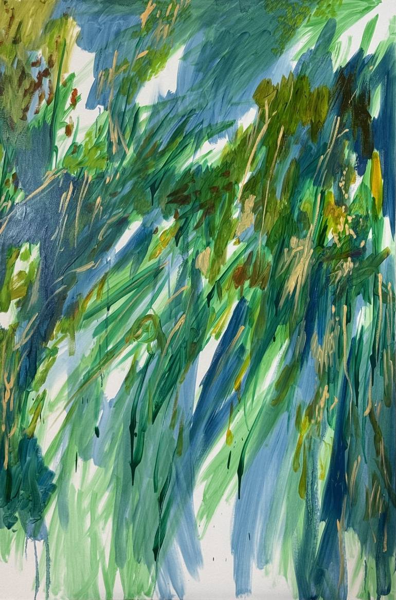 Original Abstract Expressionism Abstract Paintings by Stephanie Bocquet