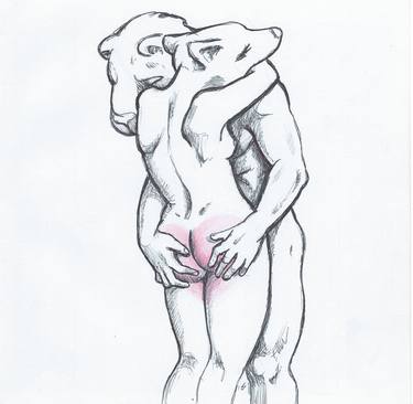 Print of Surrealism Erotic Drawings by Ursula Stacks