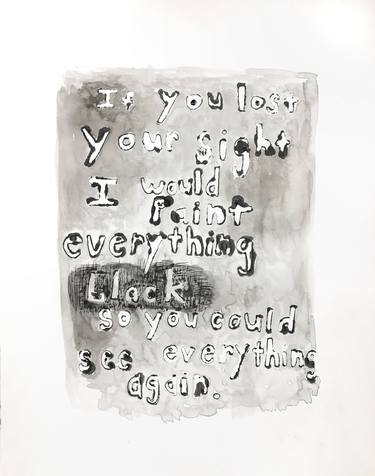 Original Abstract Expressionism Typography Drawings by John Paul Kesling