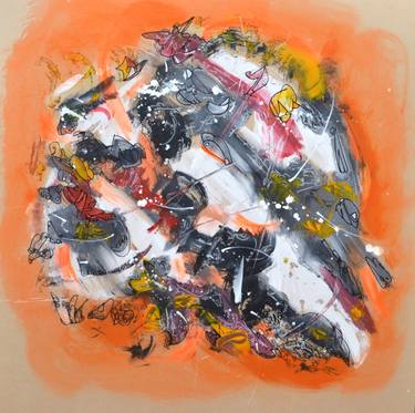 Original Abstract Expressionism Abstract Painting by Francisco Campla