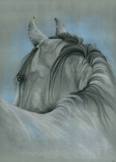 Original Figurative Horse Drawings by - Thal -