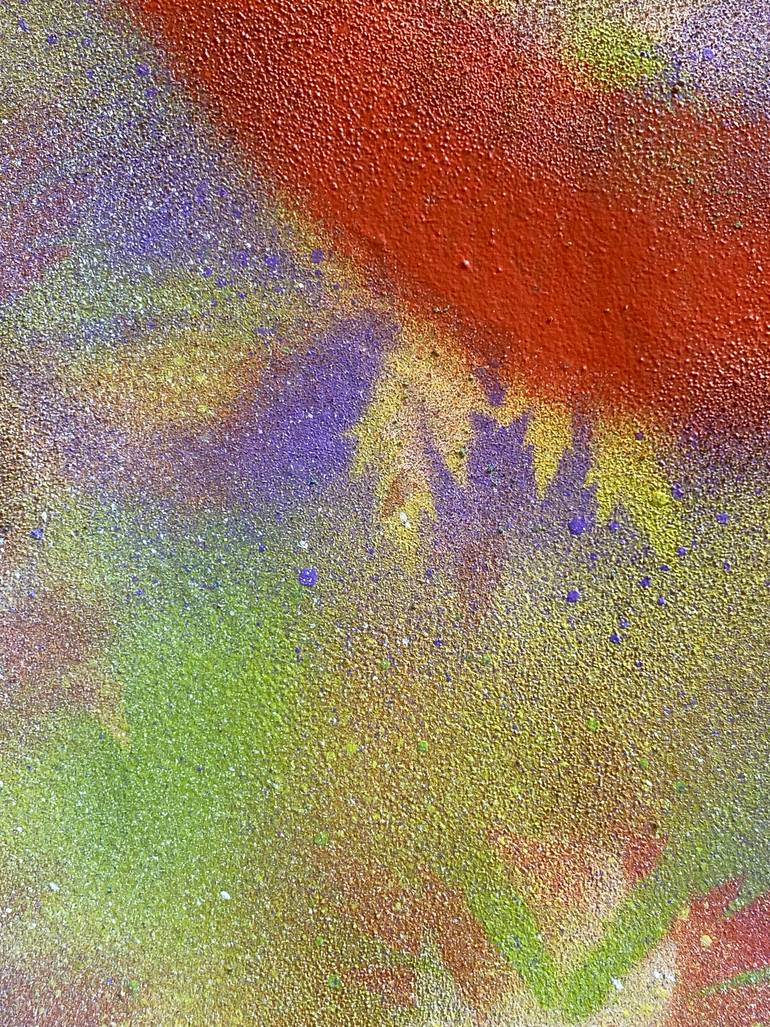 Original Abstract Expressionism Abstract Painting by Olga Drozd