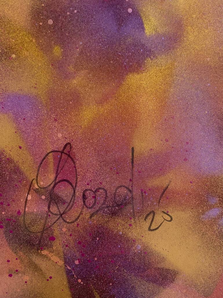Original Abstract Expressionism Abstract Painting by Olga Drozd