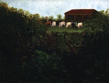 Original Figurative Landscape Paintings by Manolo Bello - Bemo