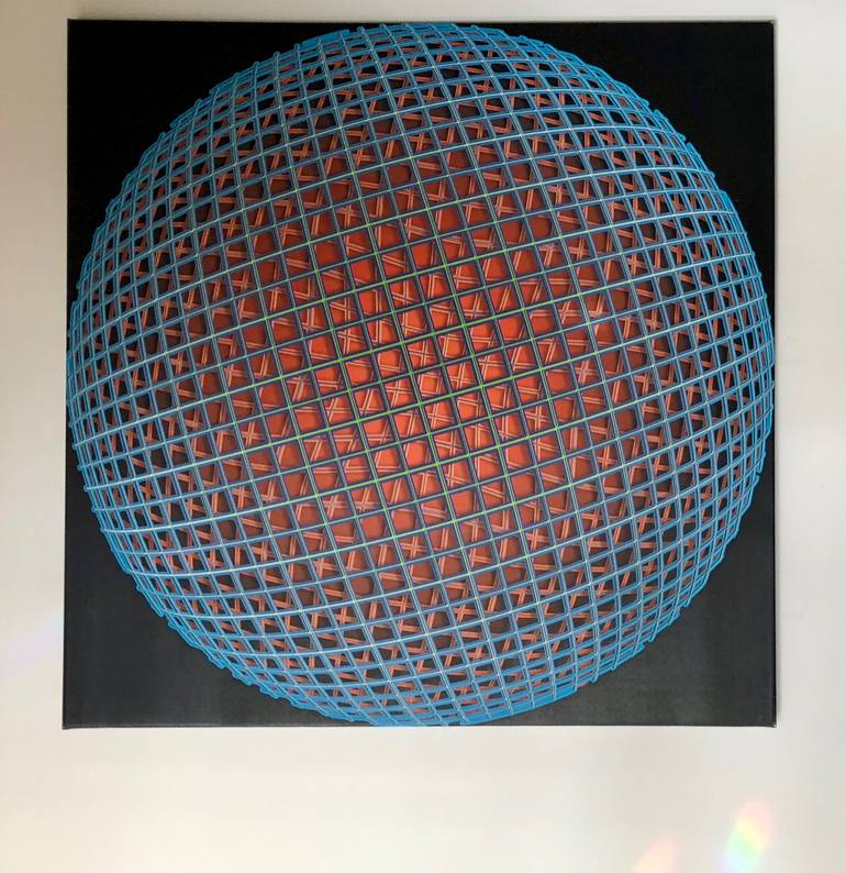 Original Surrealism Abstract Painting by Michael Weber