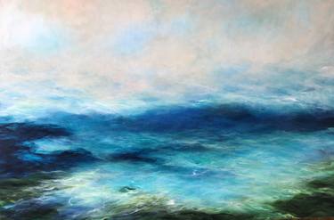 Print of Abstract Water Paintings by Lisa Hemeon