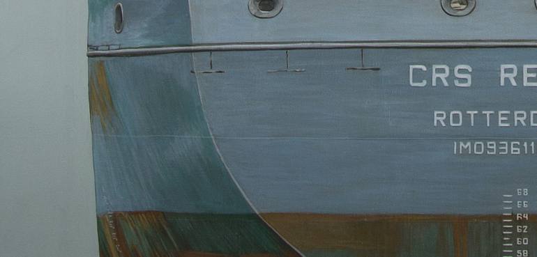 Original Realism Ship Painting by Clara Bastian
