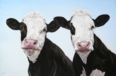 Print of Photorealism Cows Paintings by Clara Bastian