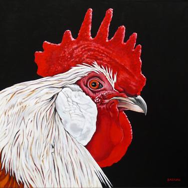 Rooster (white collar) thumb