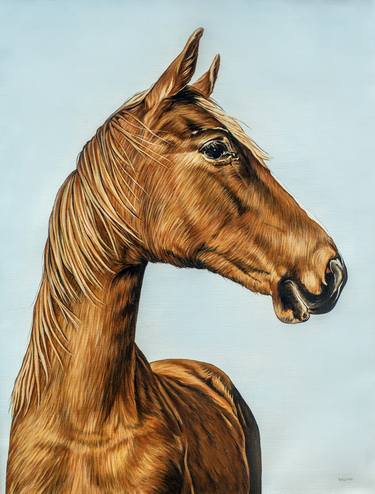 Print of Realism Horse Paintings by Clara Bastian