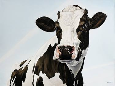 Saatchi Art Artist Clara Bastian; Painting, “Cow 3124” #art