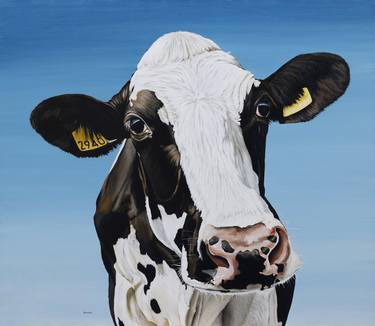 Print of Fine Art Cows Paintings by Clara Bastian