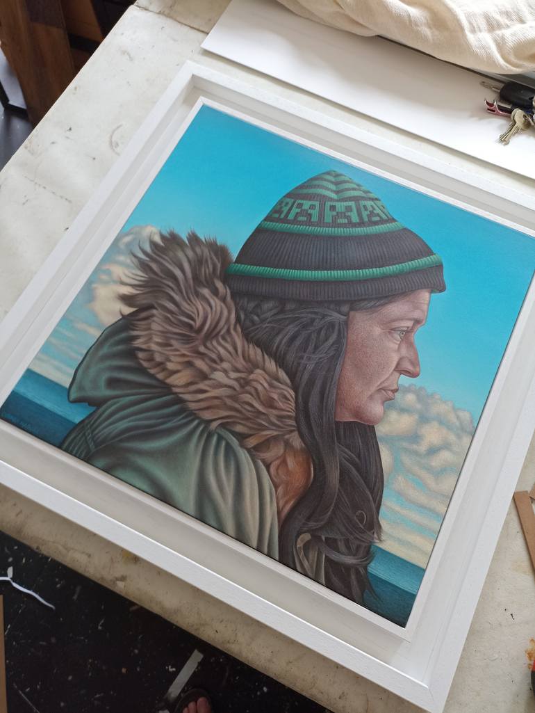 Original Conceptual Beach Painting by Connor Maguire