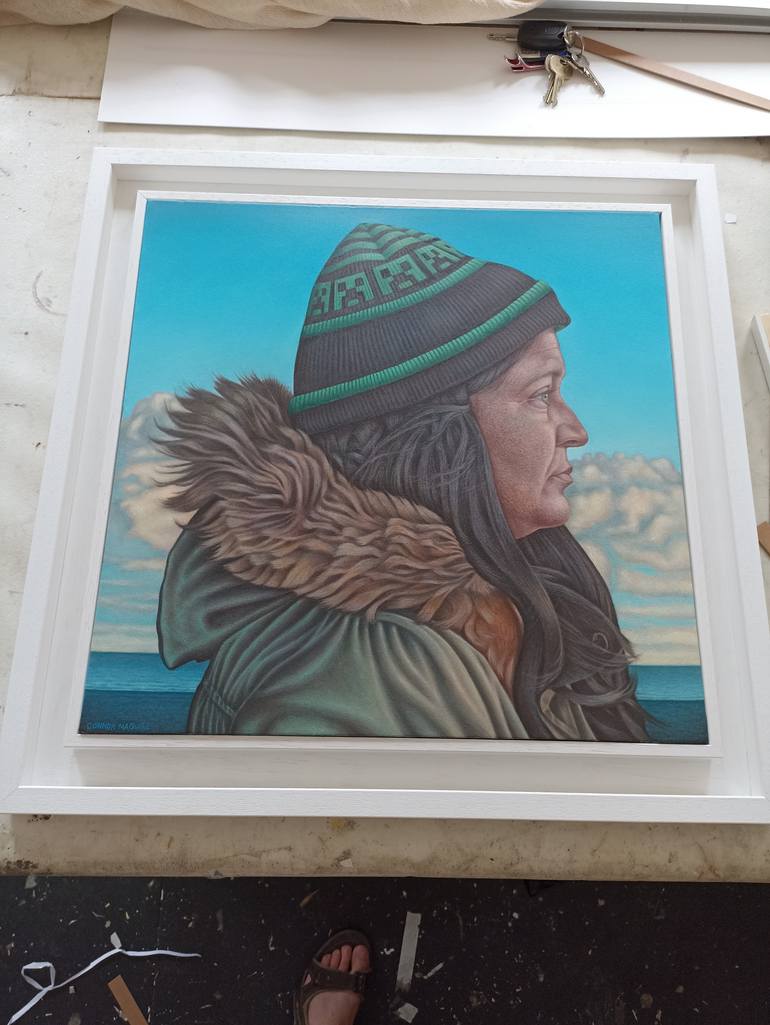 Original Conceptual Beach Painting by Connor Maguire