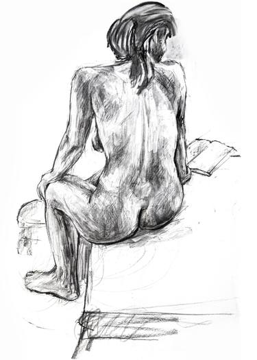 Drawing female nude model thumb