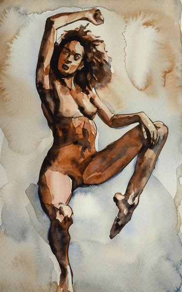 Print of Nude Paintings by Lefteris Betsis